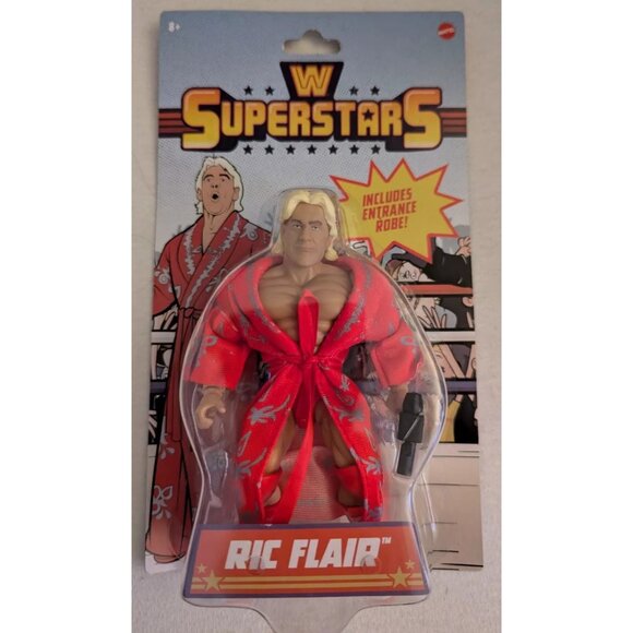 Mattel WWE Superstars Ric Flair Retro Action Figure Series 1 Original (Unopened) - Picture 1 of 5